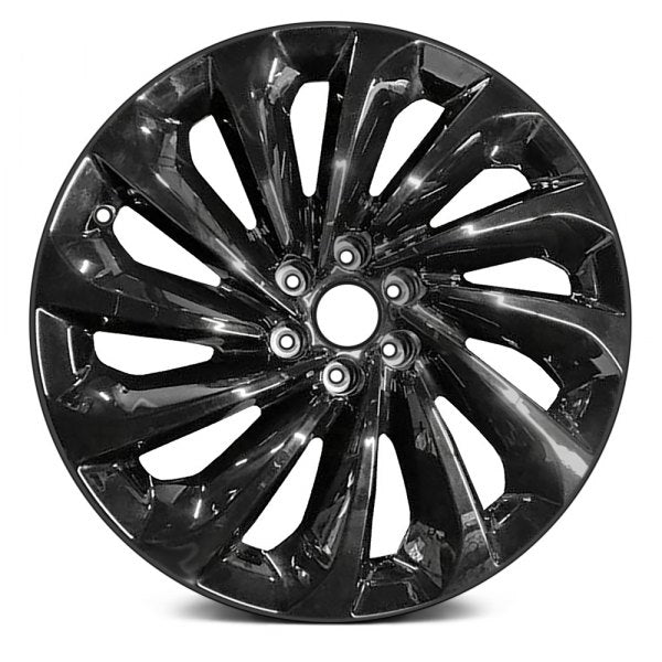 2021 lincoln navigator wheel 22 black aluminum 6 lug w10254b 2