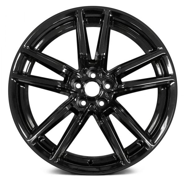 2021 ford mustang wheel 20 black aluminum 5 lug w10278b 2