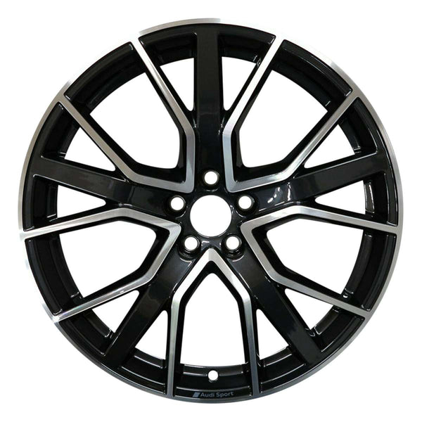 2020 audi s8 wheel 20 machined black aluminum 5 lug w12013mb 2