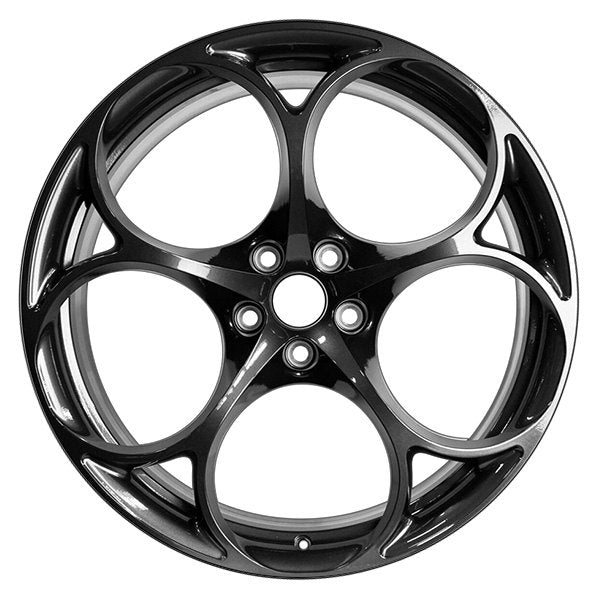 2018 alfa romeo wheel 20 machined dark charcoal aluminum 5 lug w58191mdc 1