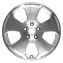 2006 audi a3 wheel 17 machined silver aluminum 5 lug w58790ms 1