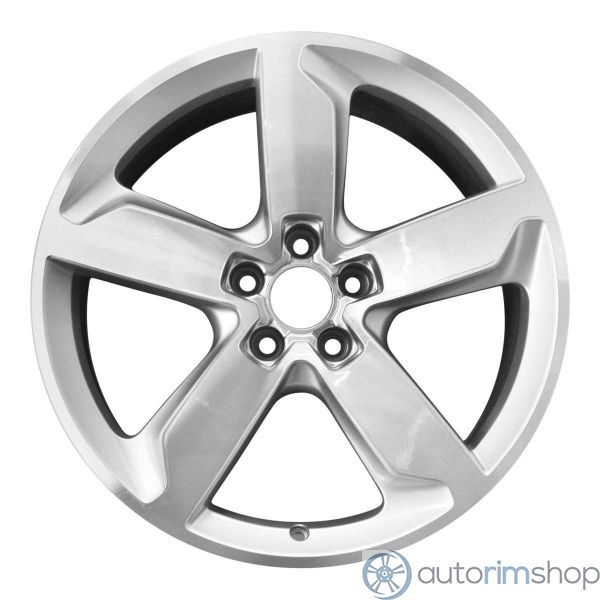 2013 audi q5 wheel 19 machined silver aluminum 5 lug rw58847ms 5