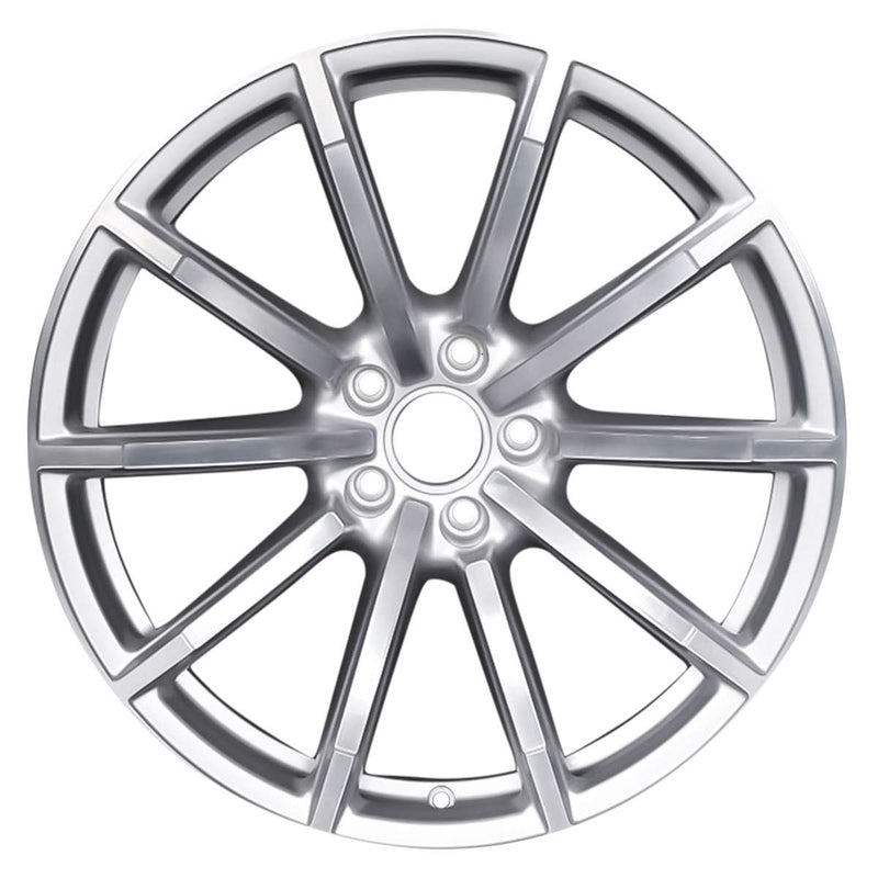 2013 audi rs5 wheel 19 machined silver aluminum 5 lug w58915ms 6