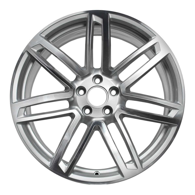 2014 audi rs7 wheel 20 machined silver aluminum 5 lug w58940ms 1