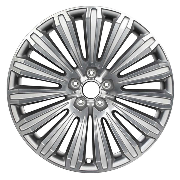 2014 audi a8 wheel 20 machined silver aluminum 5 lug w58961ms 1