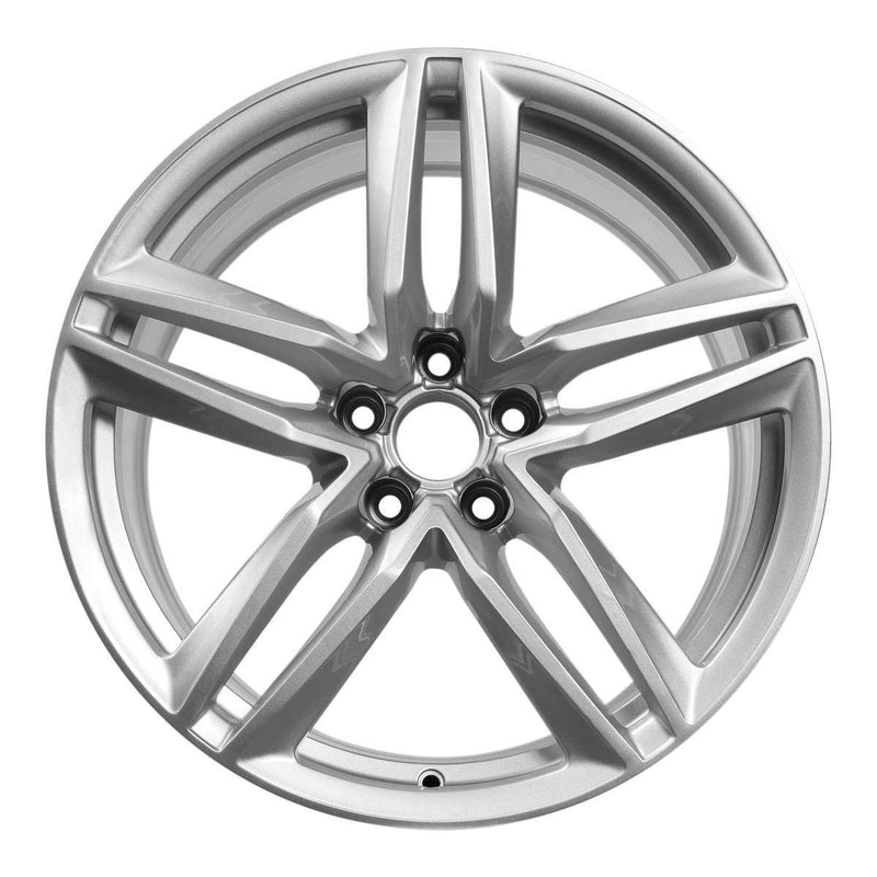 2015 audi r8 wheel 19 machined silver aluminum 5 lug w58966ms 1