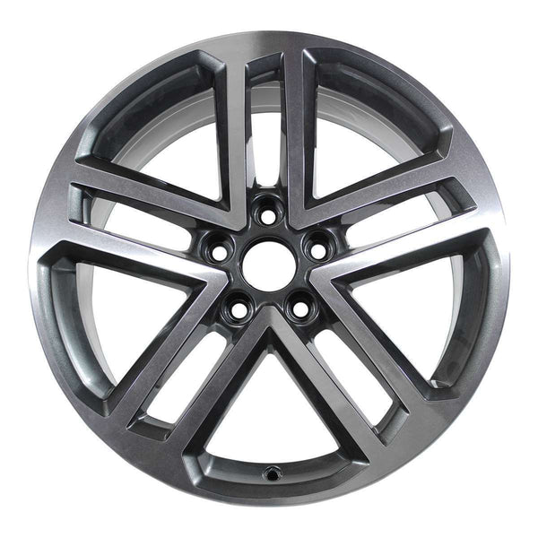 2020 audi a3 wheel 18 machined charcoal aluminum 5 lug w59021mc 4