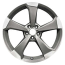 2017 audi s4 wheel 19 machined charcoal aluminum 5 lug w59031mc 1