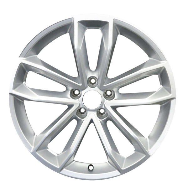 2019 audi s5 wheel 19 machined silver aluminum 5 lug w59072ms 3