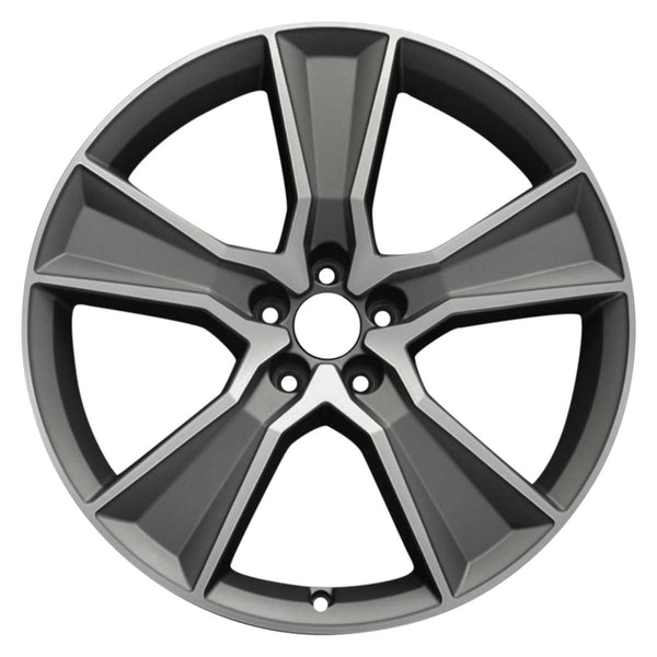 2019 audi q5 wheel 20 machined charcoal aluminum 5 lug w59075mc 1