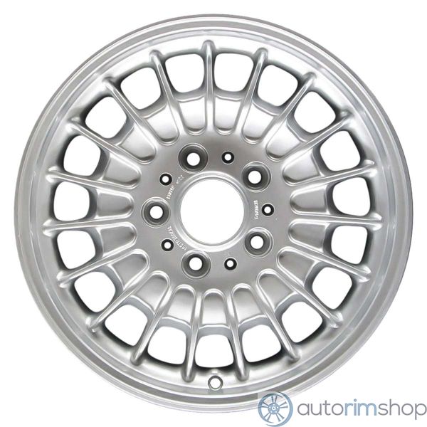 1984 bmw 733i wheel 15 4 silver aluminum 5 lug w59153s 10