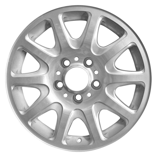1997 bmw 740i wheel 16 machined silver aluminum 5 lug w59236ms 3