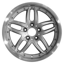 2003 bmw 525i wheel 17 machined silver aluminum 5 lug w59314ms 3