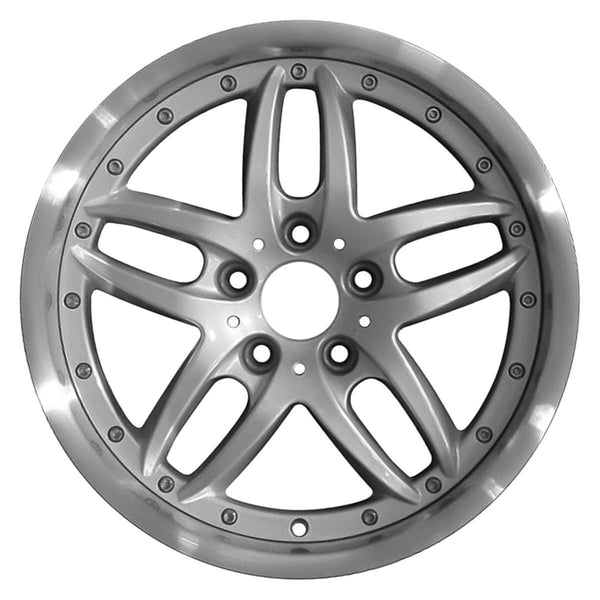 2003 bmw 540i wheel 17 machined silver aluminum 5 lug w59314ms 10