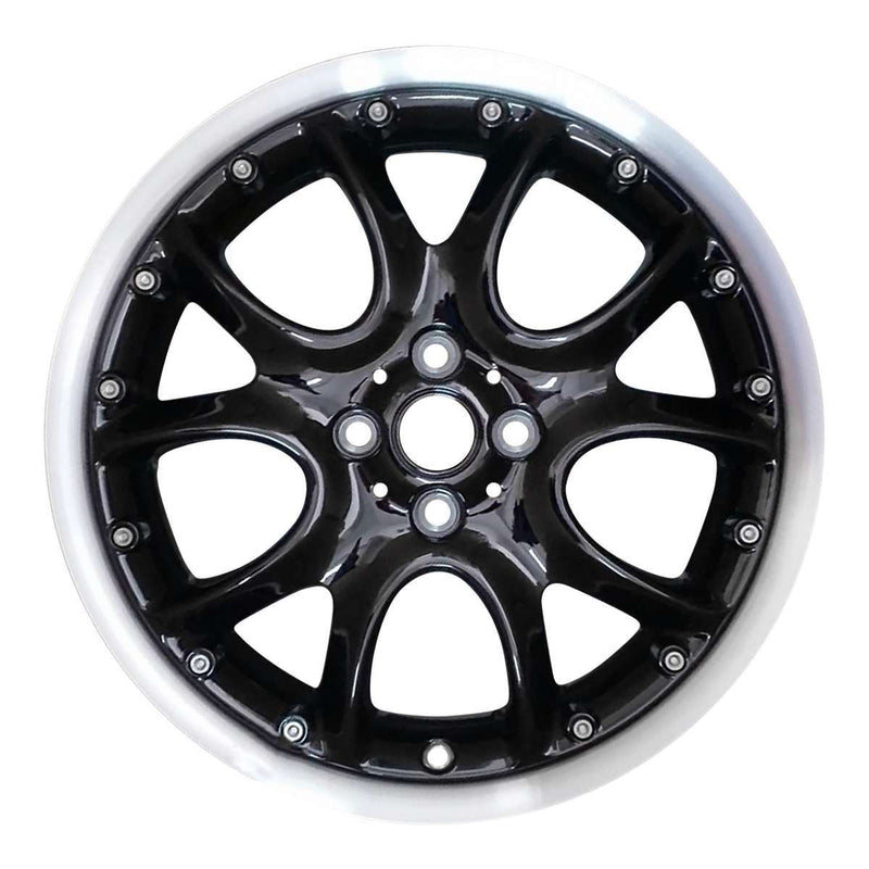 2008 mini cooper wheel 17 machined gloss black aluminum 4 lug w59571mb 11