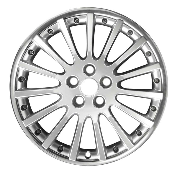 2003 jaguar s type wheel 18 polished silver aluminum 5 lug w59778ps 3