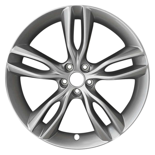 2019 jaguar xf wheel 20 silver aluminum 5 lug w59928s 4