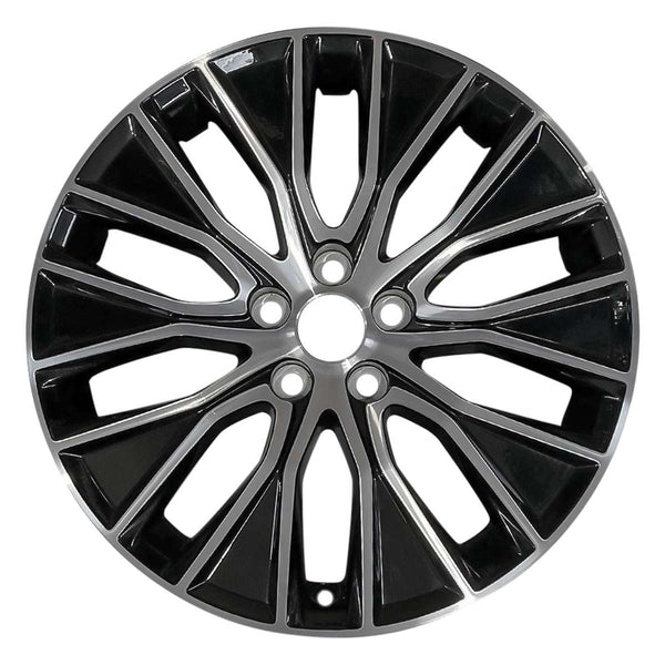 2019 jaguar xe wheel 18 machined black aluminum 5 lug w60007mb 1