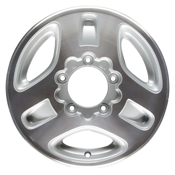 1996 chevrolet sunrunner wheel 15 machined silver aluminum 5 lug w60171ms 1