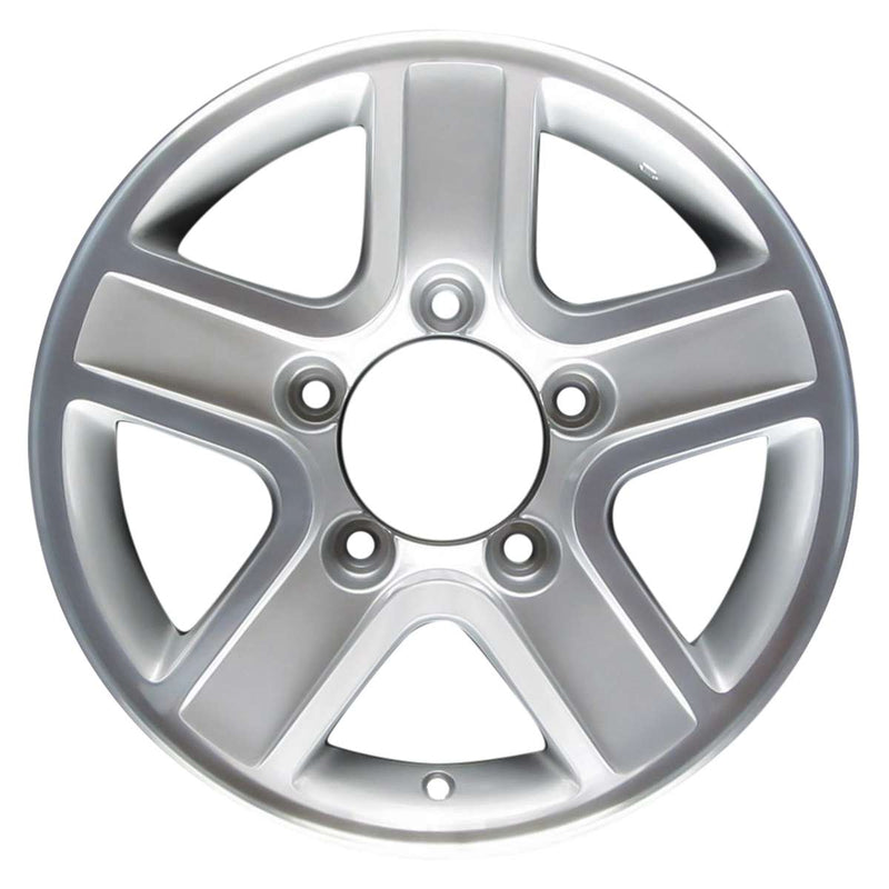 2003 chevrolet tracker wheel 15 machined silver aluminum 5 lug w60182ms 2