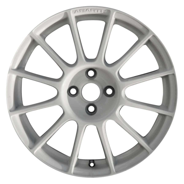 2017 fiat 500 wheel 17 white aluminum 4 lug w61665w 6