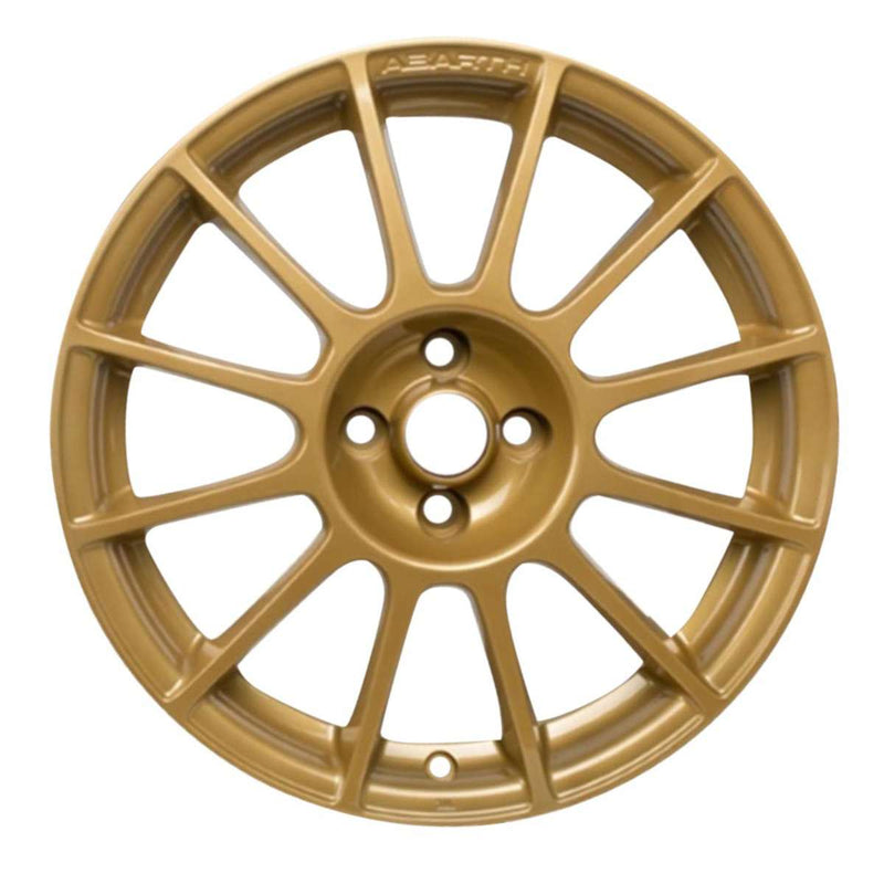 2018 fiat 500 wheel 17 gold aluminum 4 lug w61665g 7