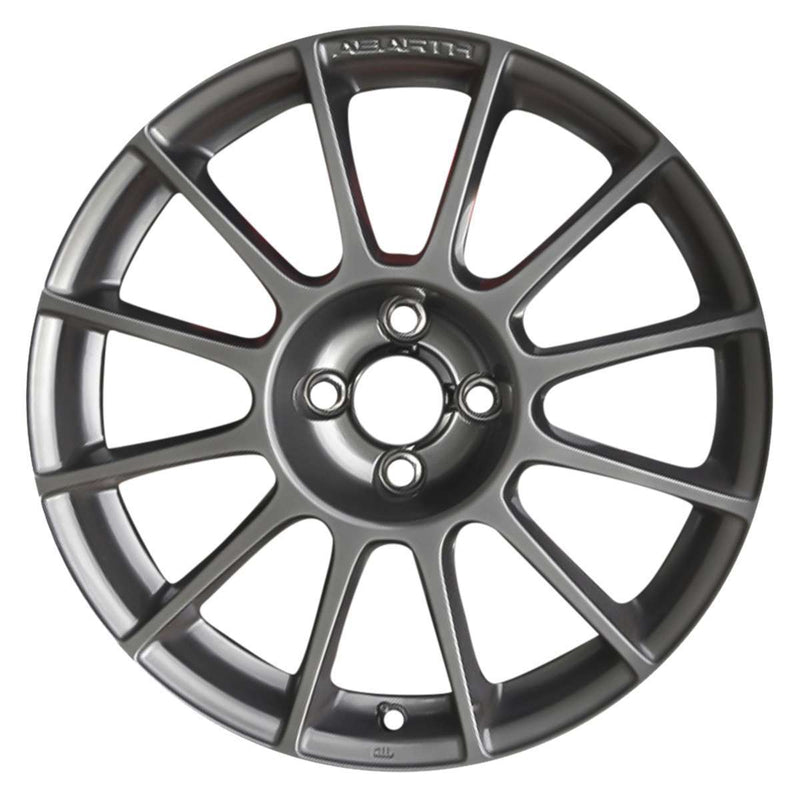 2014 fiat 500 wheel 17 dark hyper aluminum 4 lug w61665dh 3