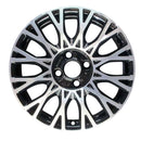 2014 fiat 500 wheel 15 machined black aluminum 4 lug w61666mb 3