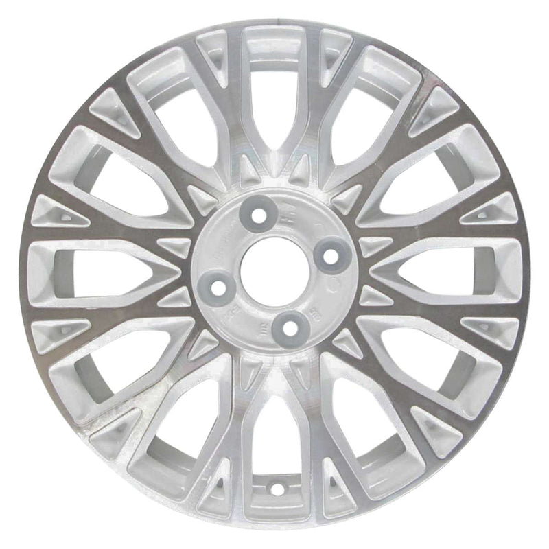 2015 fiat 500 wheel 15 machined white aluminum 4 lug w61666mw 4