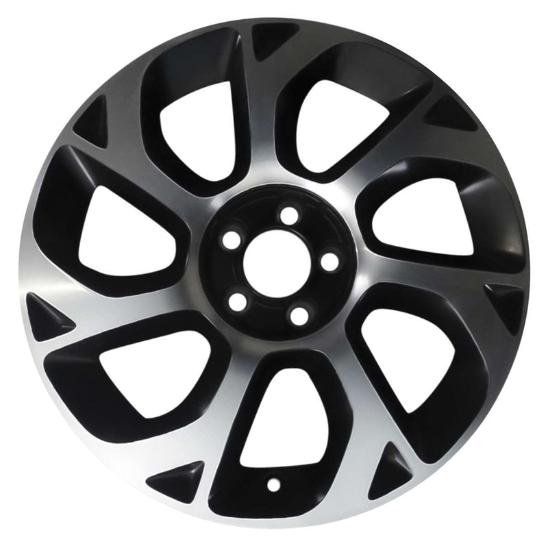 2015 fiat 500l wheel 16 machined gloss black aluminum 5 lug w61668mb 2