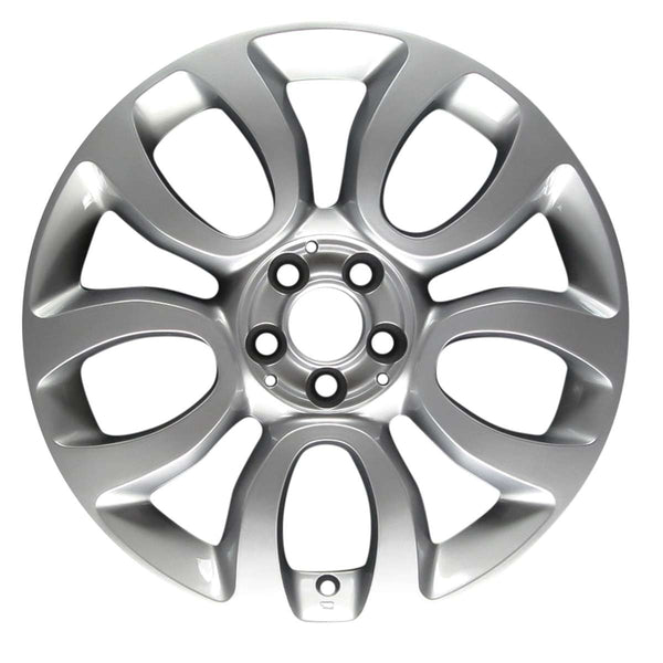 2017 fiat 500l wheel 17 silver aluminum 5 lug w61672s 10