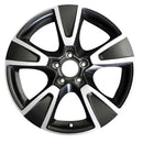 2019 fiat 500x wheel 17 machined black aluminum 5 lug w61677mb 4