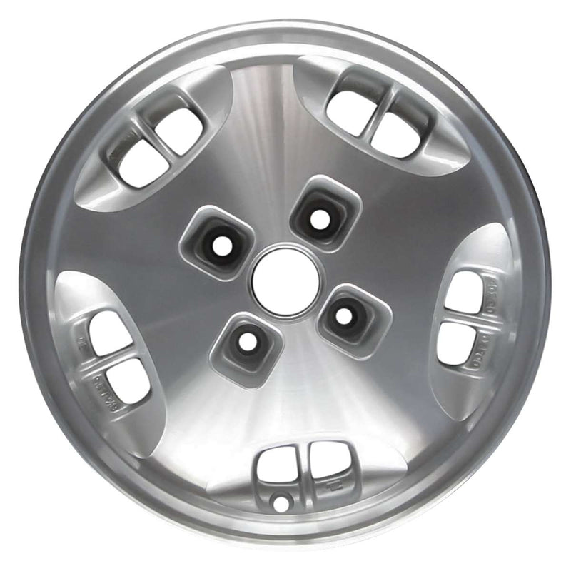 1984 nissan 300zx wheel 15 machined silver aluminum 5 lug w62150ms 1