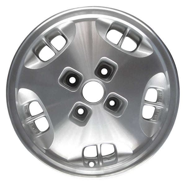 1985 nissan 300zx wheel 15 machined silver aluminum 5 lug w62150ms 2