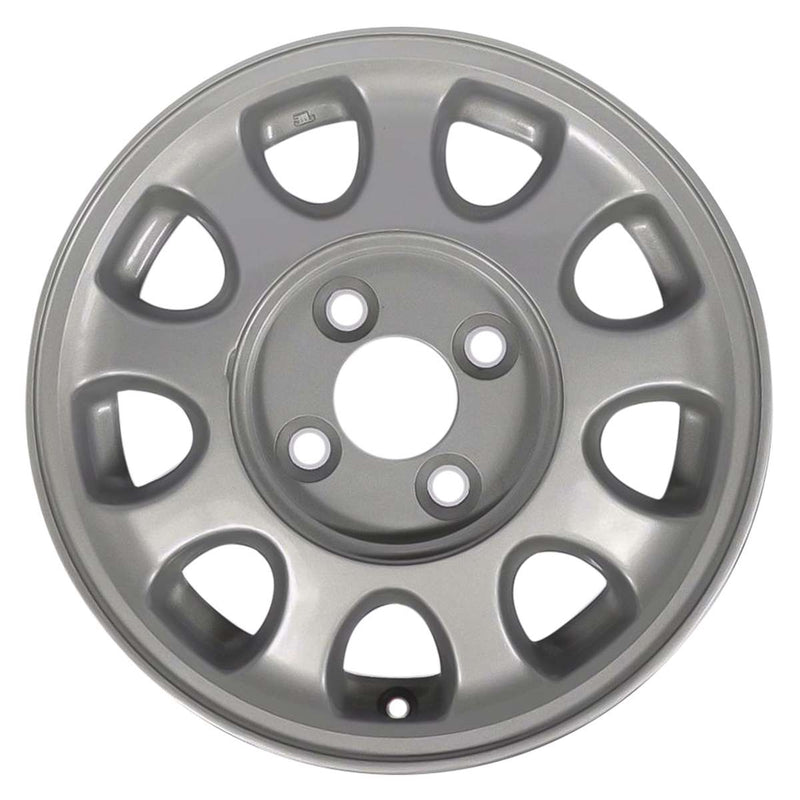 1994 nissan sentra wheel 13 silver aluminum 4 lug w62295s 4