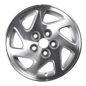 1997 nissan maxima wheel 15 machined silver aluminum 5 lug w62319ms 3