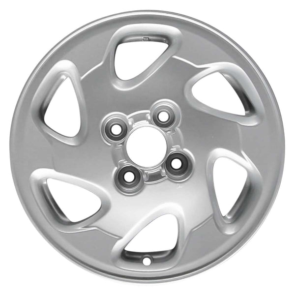 1999 nissan sentra wheel 14 silver aluminum 4 lug w62324s 5