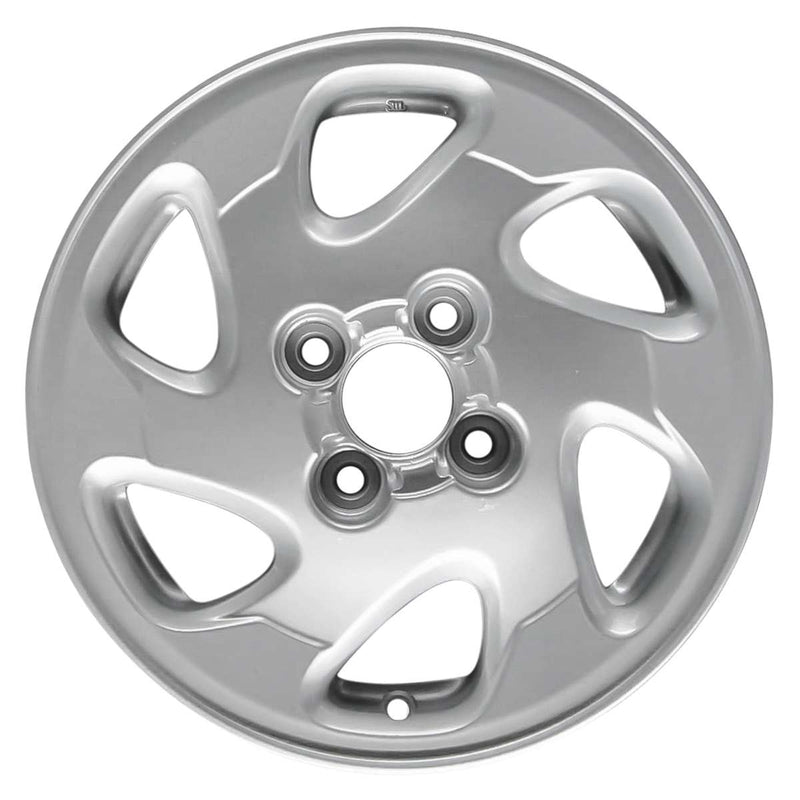 1996 nissan sentra wheel 14 silver aluminum 4 lug w62324s 2