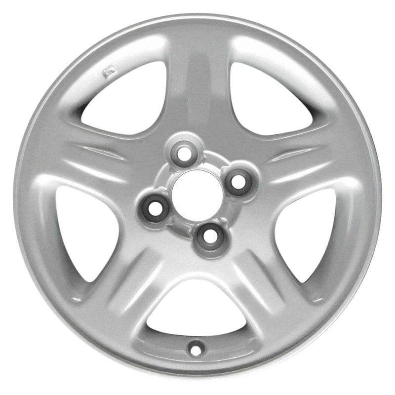 1995 nissan sentra wheel 15 silver aluminum 4 lug w62325s 6