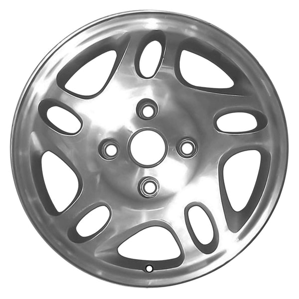 1998 nissan altima wheel 15 machined silver aluminum 4 lug w62360ms 6