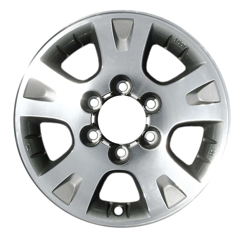 1999 nissan pathfinder wheel 16 machined silver aluminum 6 lug w62370ams 1