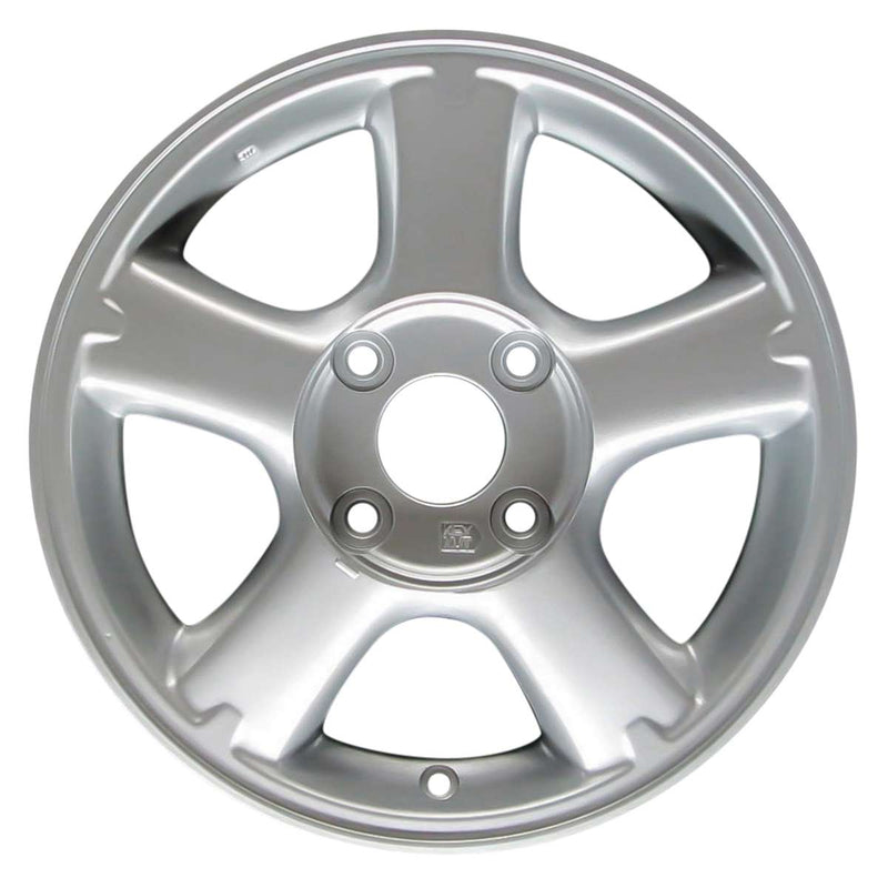 2001 nissan sentra wheel 15 silver aluminum 4 lug w62405s 2