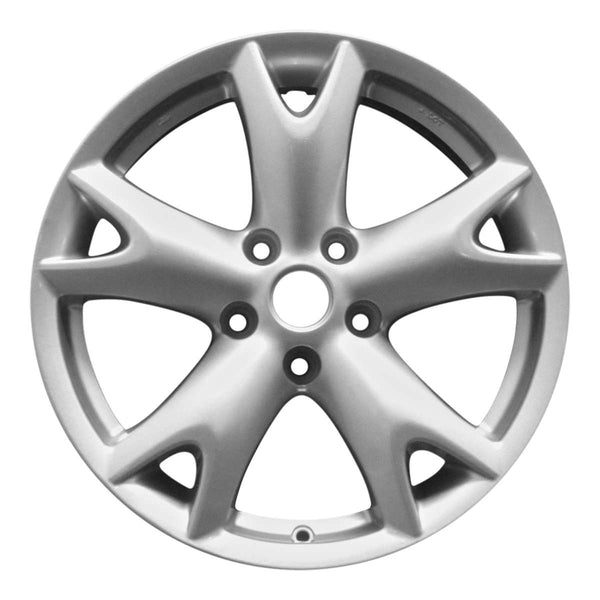 2008 nissan rogue wheel 17 silver aluminum 5 lug rw62500s 1