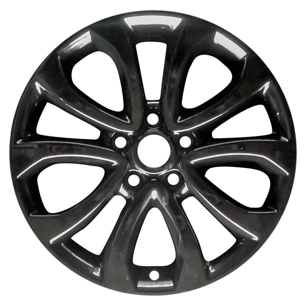 2012 nissan juke wheel 17 gloss black aluminum 5 lug w62563gb 2