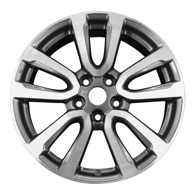 2013 nissan pathfinder wheel 18 machined charcoal aluminum 5 lug rw62597mc 1