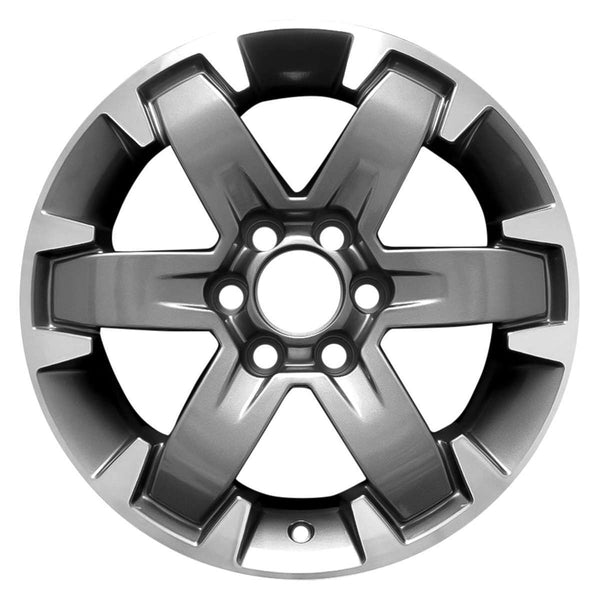 2014 nissan xterra wheel 16 machined charcoal aluminum 6 lug w62612mc 6