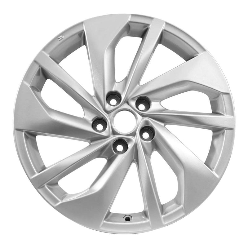 2014 nissan rogue wheel 18 silver aluminum 5 lug rw62619s 1