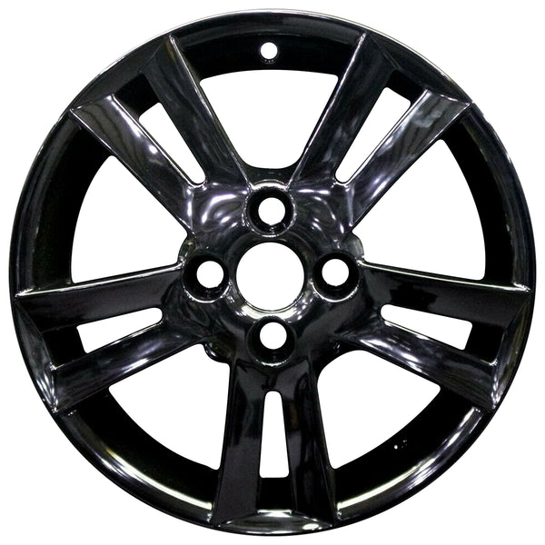 2015 nissan versa wheel 15 gloss black aluminum 4 lug w62620gb 2