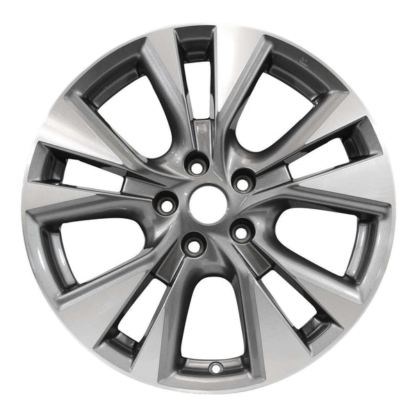 2019 nissan murano wheel 18 machined charcoal aluminum 5 lug rw62706mc 5