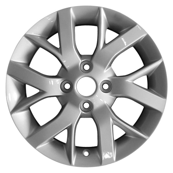 2019 nissan versa wheel 15 silver aluminum 4 lug w62709s 5